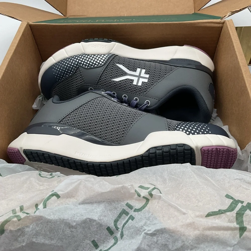 KURU Quantum 2 Athletic Shoes‎ - Pewter and Night Sky 6 wide